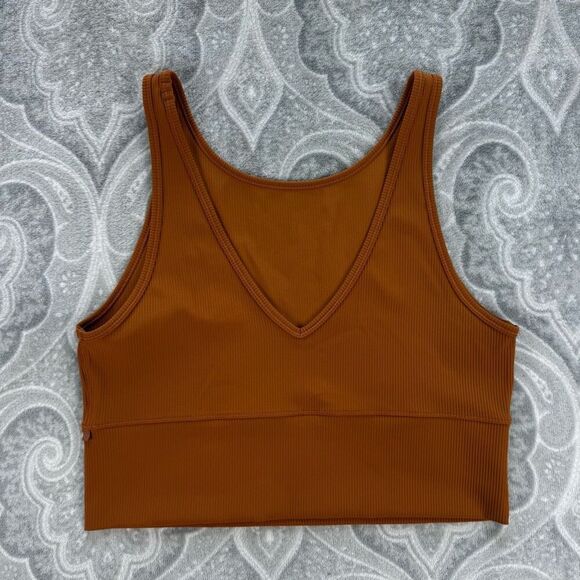 Womens Lululemon Power Pivot Ribbed Tank Top - Picture 3 of 5